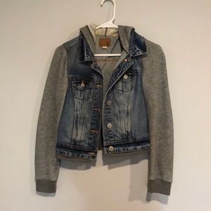 American Eagle Denim Sweater Jacket